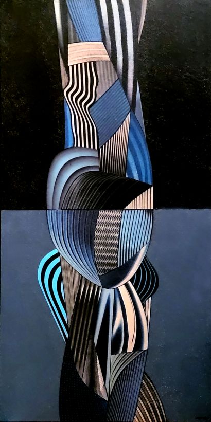 CYBERGRAPH EN DÍPTICO - a Paint Artowrk by JUAN PITA